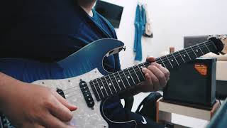 JACK THAMMARAT  FALLING IN LOVE AGAIN ENDING GUITAR SOLO FGN JSTANDARD ODYSSEY  HELIX NATIVE [upl. by Shanan]