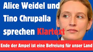 Alice Weidel und Tino Chrupalla sprechen Klartext [upl. by Deutsch]