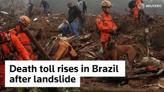 Landslide devastates Brazils Petropolis [upl. by Penni]