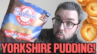 Yorkshire Pudding Flavour Crisps Seabrook amp Aunt Bessies [upl. by Nilram384]