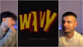 Reaction on WAVY BY Brown2Munde OFFICIAL VIDEO KARAN AUJLA karanaujla wavy punjabimusic [upl. by Seroled]