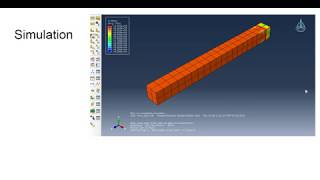 Single Viscoelastic Maxwell Model in Abaqus with Prony Series [upl. by Nnadroj]