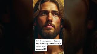 Bleibt in meiner Liebe 💙🙏 jesus bibelverse freiheit wahrheit liebe wahrnehmung weg beten [upl. by Ehgit195]