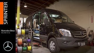 Sprinter Stories Luxury Mobile Barbershop “Style on the Go” – MercedesBenz Vans [upl. by Revned353]