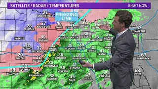 DFW winter weather Latest forecast with ice and snow on the way [upl. by Ydennek]