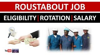 Roustabout Job  Eligibility  Rotation  Salary  Oil and Gas Drilling Rig [upl. by Odirfliw210]