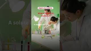 Solute in chemistry chemistry solution solute viralvideo trending education science foryou [upl. by Anasor]