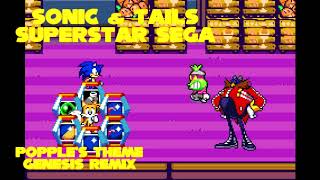 Sonic and Tails Superstar Sega  Popple Boss Theme Genesis Remix [upl. by Cleve]