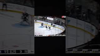 Drew Doughty Hits Kirill Marchenko nhl hockey lakings bluejackets [upl. by Kcolttam980]