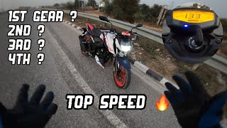 Tvs Apache RTR 165 RP Top Speed Test  1st2nd3rd amp 4th Gear Challenge 🔥 [upl. by Yssirk]