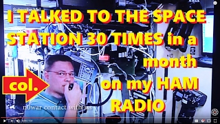 I TALK TO THE SPACE STATION ON MY HAM RADIO [upl. by Ruphina]