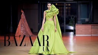 Best of the haute couture fashion shows springsummer 2022  Bazaar UK [upl. by Goran]