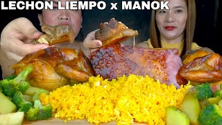 LECHON BABOY AT MANOK MUKBANG  MUKBANG PHILIPPINES  FILIPINO FOOD [upl. by Nerte]