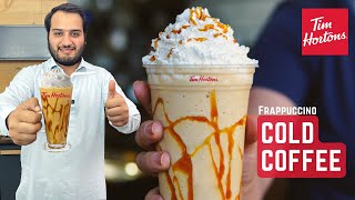 Cold Coffee Recipe  Authentic Café Style Caramel Frappuccino [upl. by Sivek807]