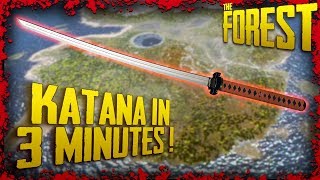 How To Find The Katana In 3 Minutes  The Forest Tutorial [upl. by Alial634]