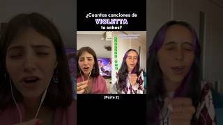 ¿Cuantas CANCIONES de VIOLETTA te Sabes 🤔💜🎶 parte 2 [upl. by Hgiellek]