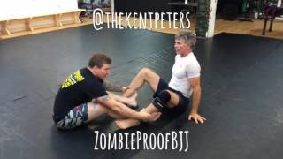 Idiot Sweep To Straight Ankle Lock  ZombieProof Brazilian JiuJitsu  Nogi Techniques [upl. by Noremmac]