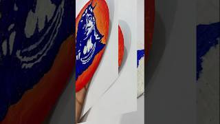 🙏mahadev 3D art with tissue on CD shiv jidrawing diy art harharmahadev shorts bts trending [upl. by Elolcin]