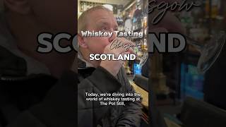 Whiskey Tasting at The Pot Still Pub in Glasgow Scotland 🏴󠁧󠁢󠁳󠁣󠁴󠁿 glenfiddichwhisky [upl. by Lebatsirc]