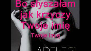 Adele  Set Fire to the Rain napisy pl [upl. by Aerdnna]