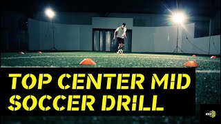 Soccer Drill Change of direction drill  Soccer Midfielders [upl. by Gale]