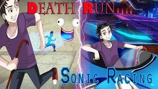 UnaNocheConXoda Death Run amp Sonic Racing [upl. by Naeloj]