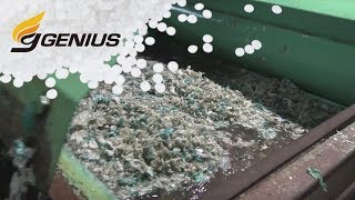 Waste Plastic Recycling Plant  LLDPE Silage Wrap Film Washing Line [upl. by Danas]