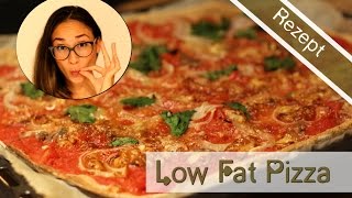 Pizza selber machen  Gesund  Low Fat amp High Protein Rezept [upl. by Galvin]