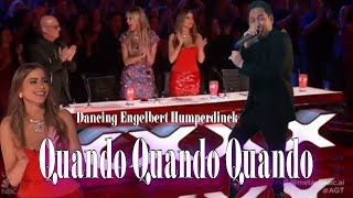 Quando Quando Quando  Engelbert Humperdinck  all judges amp Audience dancing  America’s Got Talent [upl. by Carissa607]