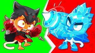 MODDED Bloons TD BUT With the ICE TOWER Bloons TD Battles [upl. by Noislla]