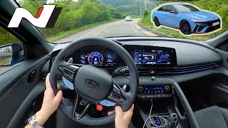 The New 2024 Hyundai Elantra N FACELIFT DCT POV Test Drive [upl. by Enayr]