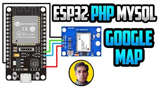 ESP32 GPS Data to MySQL PHP  ESP32 PHP Web Server  ESP32 HTTP POST [upl. by Valorie]