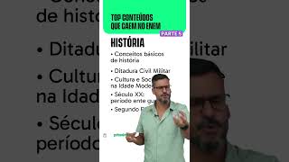 O que mais CAI em HISTÓRIA no ENEM pt 5 [upl. by Nnaeirrac81]