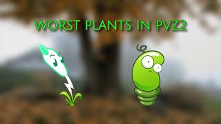 Top 10 Worst Plants in Plants VS Zombies 2 2016 [upl. by Eppillihp]