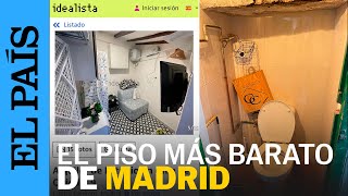 Visita al piso de alquiler más barato de Madrid 400 euros por 6 metros cuadrados  EL PAÍS [upl. by Gauthier]