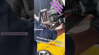 How To Replace Brake DiscBrake Pads Of A Vehicle 🚗🛻🚑🚐🚚 [upl. by Netta449]