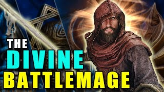 Skyrim SE Builds  The Divine Battlemage  Sword amp Staff Modded Build [upl. by Nnahgem]