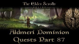 ESO  Aldmeri Dominion Quests  Part 87  Greenshade Part 2  The Artisan [upl. by Loren]