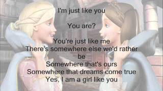 Im a Girl Like You Barbie as the Princess and the Pauper w Lyrics [upl. by Lak712]