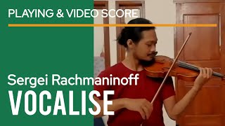 Rachmaninoff  Vocalise 14 Songs or 14 Romances Op 34 Violin and Piano [upl. by Ailis]