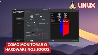 Como usar o Goverlay mangohud no Linux [upl. by Neumark45]