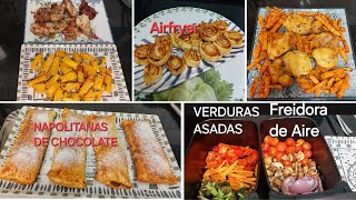 12 HORAS COCINANDO en la FREIDORA DE AIRE Menú Semanal en AIRFRYER Recetas Fáciles [upl. by Acirema]