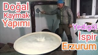 Doğal Sütten Kaymak Tarifi [upl. by Notgnirrac]