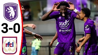 Beerschot vs RFC Liège 30 All Goals and Extended Highlights [upl. by Remliw]