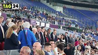 Europei Atletica 2024 Iapichino d’argento salto in lungo l’abbraccio con Mattarella in tribuna [upl. by Gladwin867]