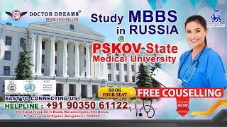 Study MBBS in Russia  Pskov State Medical University [upl. by Ledua]