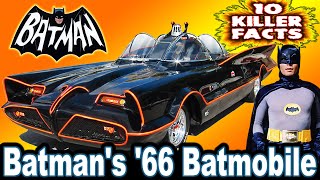 10 Killer Facts About Batmans 66 Batmobile  Batman TV Series amp Movie [upl. by Bautram]