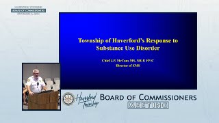 Haverford Township Board of Commissioners Work Session  September 3 2024 [upl. by Yrakaz]