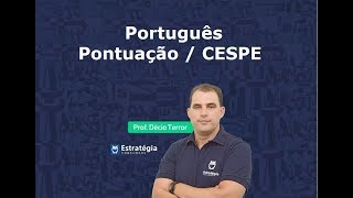 Português pontuação CESPE [upl. by Ahsenev]