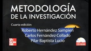 Metodología de Investigación según Sampieri [upl. by Akamahs]